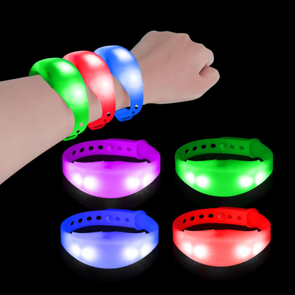 1 Adjustable LED Wristbands