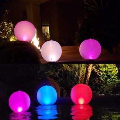 Pool Party Decor 14 Inch Inflatable Hangable Waterproof Color Changing LED Glow Moon Solar Powered Ball Light Pool Party Decor 14 Inch Inflatable Hangable Waterproof Color Changing LED Glow Moon Solar Powered Ball Light