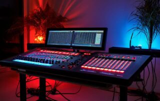 événement éclairage-conception-console