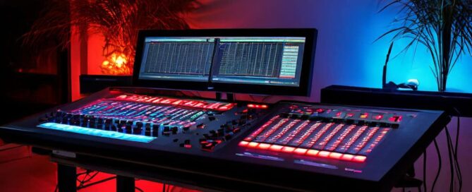 événement éclairage-conception-console
