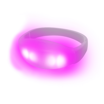 Bracelet led télécommandé pour l’événementiel Bracelet led télécommandé pour l'événementiel